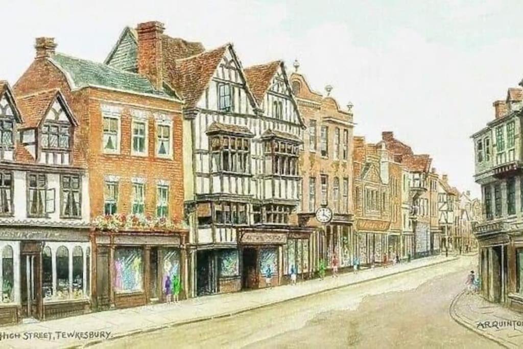 Riverside Cottage Tewkesbury Exteriör bild